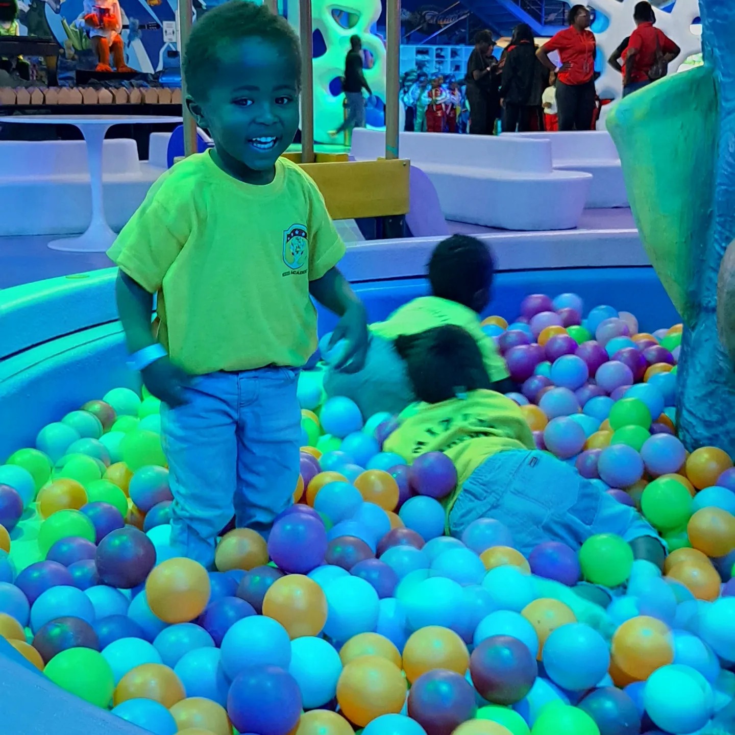 Happy children learning at Mizizi Academy, Kiambu