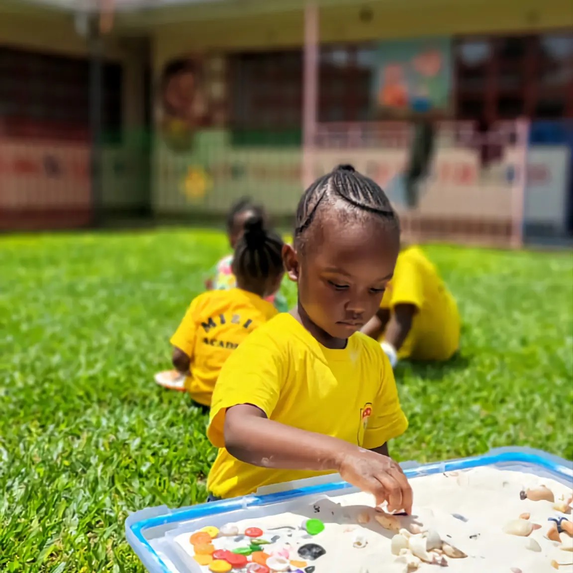 Mizizi Academy students enjoying class, Kiambu